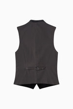 Gottseidank Trachtenweste Konstantin schwarz Rückansicht | Gottseidank traditional vest Konstantin black back view