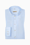Gottseidank Schlupfhemd Pfoad Himmelblau Vorderansicht | Gottseidank linen pullover shirt Pfoad sky blue front view