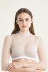 Alissa by Kinga Mathe Dirndlbluse Liliana weiß Vorderansicht | Alissa by Kinga Mathe dirndl blouse Liliana white front view
