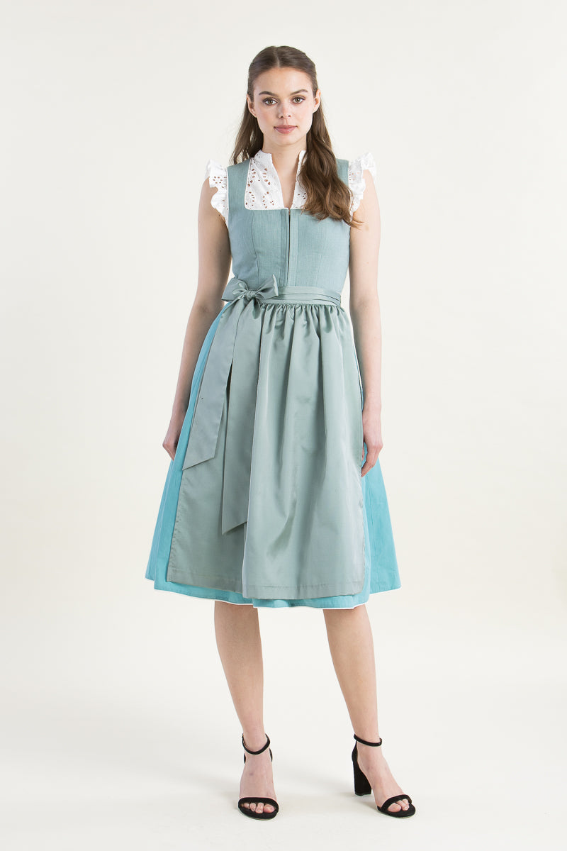 Alissa Dirndl Adri mint Vorderansicht | Alissa Dirndl Adri mint front view