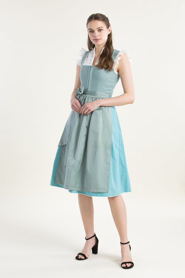 Alissa Dirndl Adri mint Rückansicht | Alissa Dirndl Adri mint back view