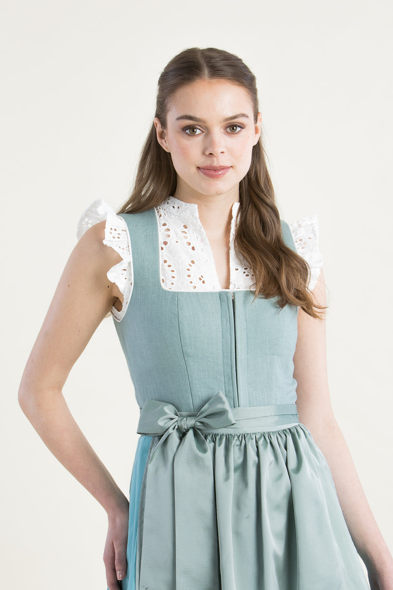 Alissa Dirndl Adri mint Detail | Alissa Dirndl Adri mint detail