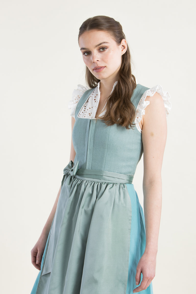 Alissa Dirndl Adri mint Detail | Alissa Dirndl Adri mint detail