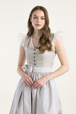 Alissa by Kinga Mathe Dirndl Joleen altrosa Detail | Alissa by Kinga Mathe Dirndl Joleen old rose detail