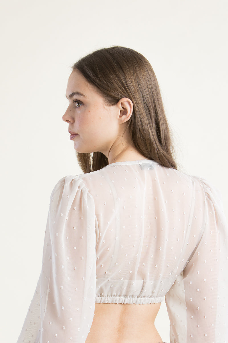 Alissa by Kinga Mathe Dirndlbluse Lea puder Detail | Alissa by Kinga Mathe dirndl blouse Lea blush detail