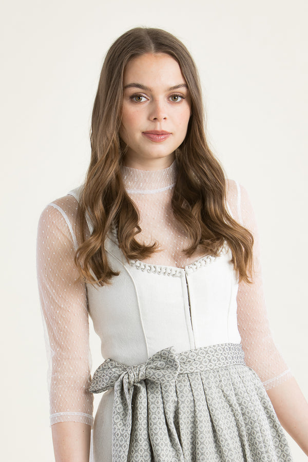 Alissa by Kinga Mathe Dirndlbluse Liliana weiß Detail | Alissa by Kinga Mathe dirndl blouse Liliana white detail