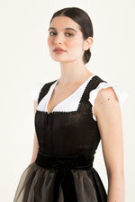 Alissa by Kinga Mathe Dirndlbluse Kiki weiß Rückansicht | Alissa by Kinga Mathe dirndl blouse Kiki white back view