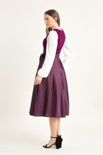 Alissa Samtdirndl Alice Pink Detail | Alissa Velvet dirndl Alice Pink detail