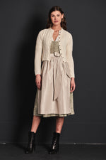 Alissa Strickjacke ivory Rückansicht | Alissa Knit Cardigan ivory back view