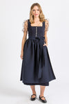 Almliebe Dirndl Danz Bodn blau Vorderansicht | Almliebe Dirndl Danz Bodn blue front view