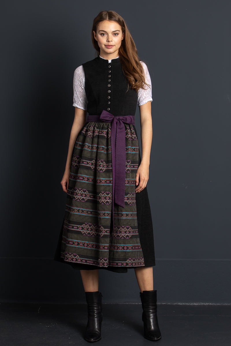 Almliebe Dirndl Bräurosl schwarz