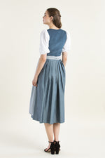 Almliebe Dirndl Cordula hellblau Detail | Almliebe Dirndl Cordula light blue detail