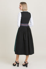 Almliebe Dirndl Deife Danz schwarz Detail | Almliebe Dirndl Deife Danz black detail
