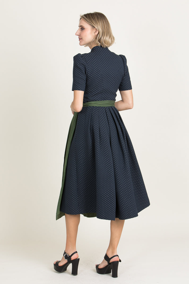 Almliebe Halbarmdirndl Drah Di Marie blau