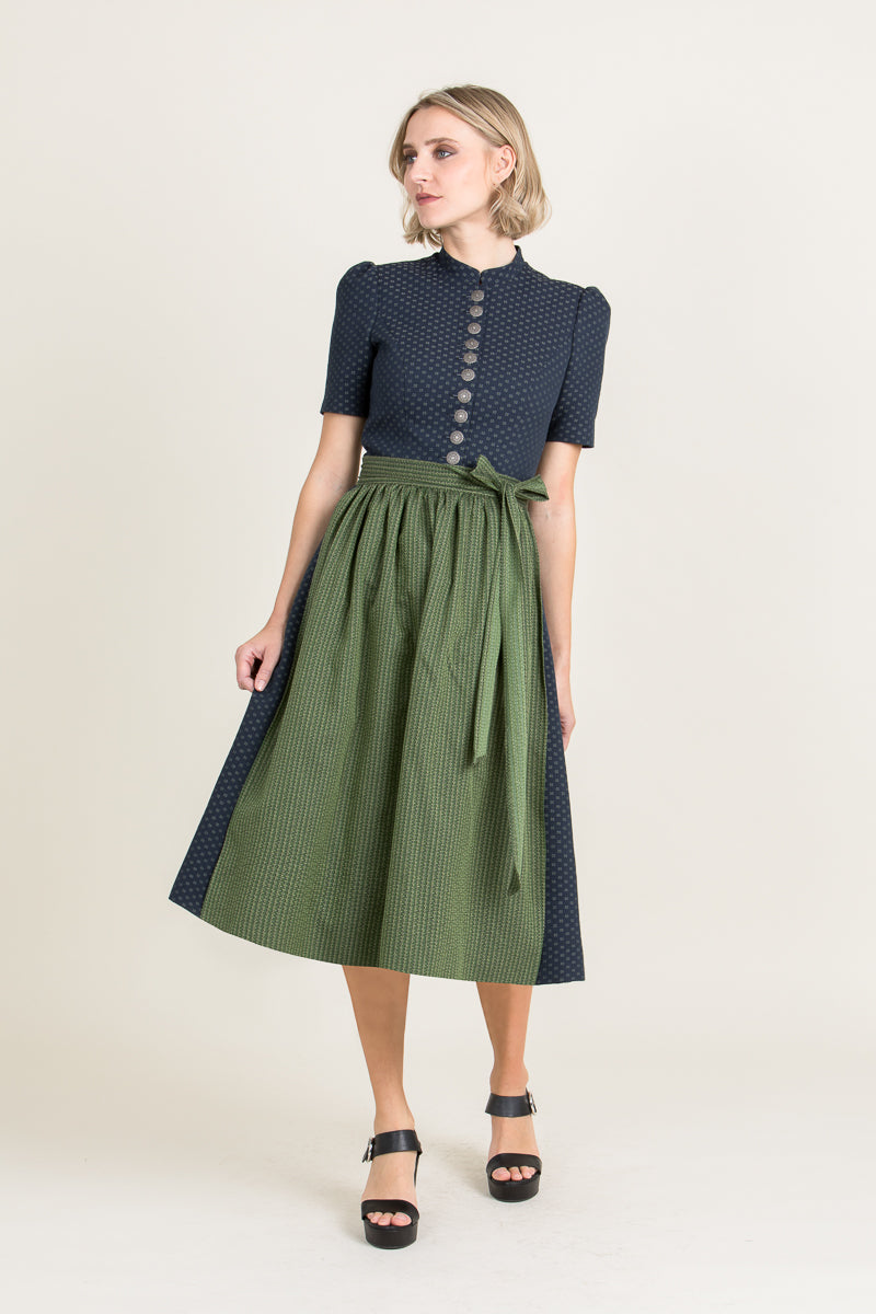 Almliebe Halbarmdirndl Drah Di Marie blau