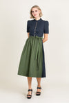 Almliebe Halbarmdirndl Drah Di Marie blau