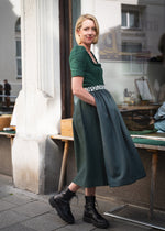 Almliebe Ärmeldirndl Maria mit Froschgoscherl