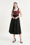 Almliebe Jacquard Dirndl Rundumadum pink Vorderansicht | Almliebe jacquard dirndl Rundumadum pink front view