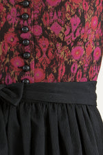 Almliebe Jacquard Dirndl Rundumadum pink Rückansicht | Almliebe jacquard dirndl Rundumadum pink back view