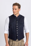Almliebe Lodenweste Da Bazi dunkelblau Detail | Almliebe loden vest Da Bazi dark blue detail