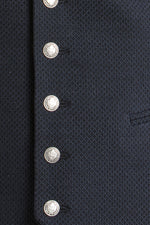 Almliebe Trachtenweste Hampdi Dampdi dunkelblau Vorderansicht | Almliebe Hampdi Dampdi Dark blue front view