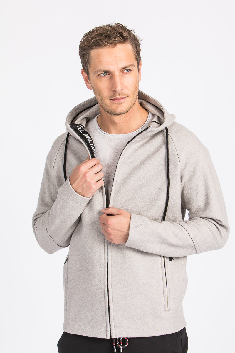 Almliebe Walkjacke Herzogstand beige Detail | Almliebe Walk Jacket Herzogstand beige detail