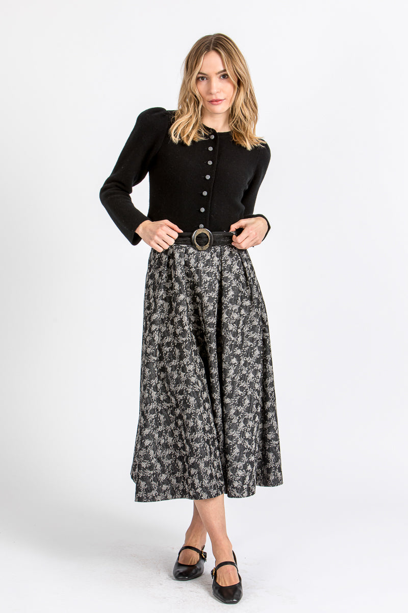 Almliebe Strickjacke Rinn schwarz