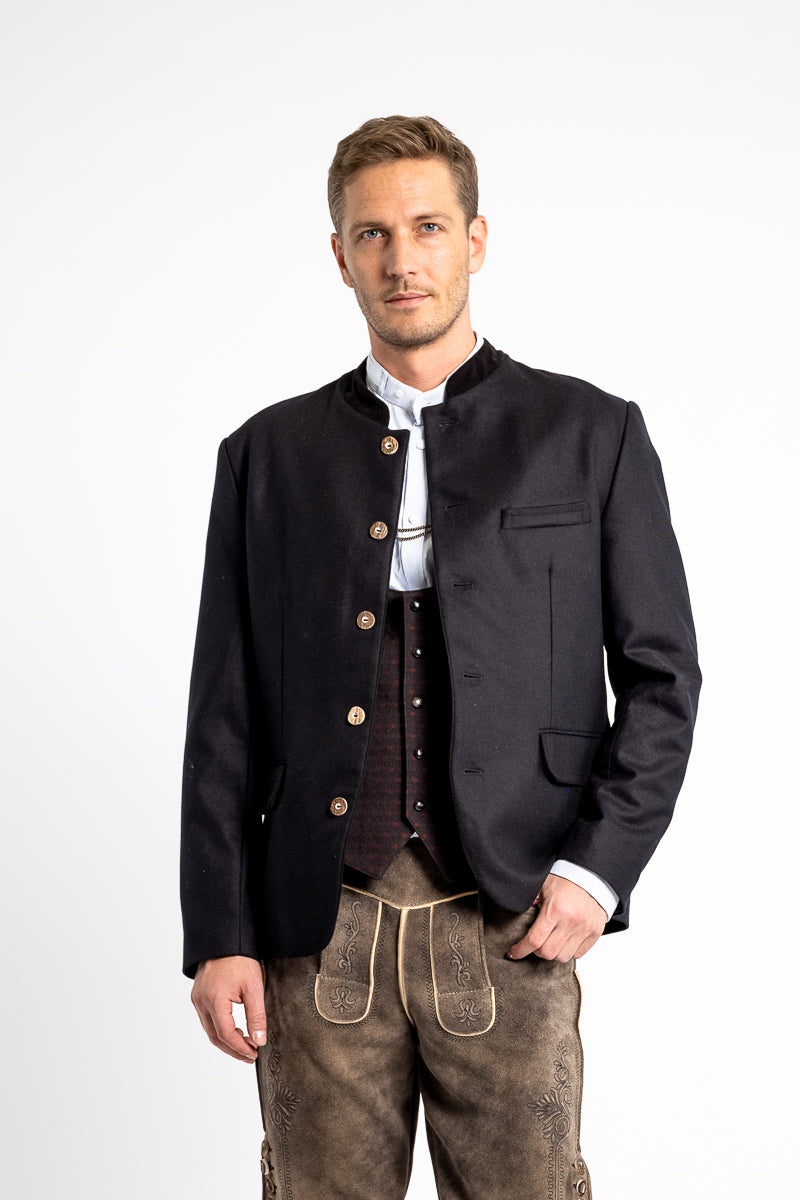 Almliebe Trachtenjanker Strizzi Schwarz