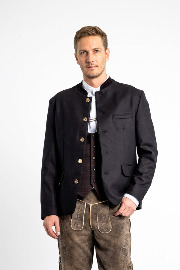 Almliebe Trachtenjanker Strizzi Schwarz