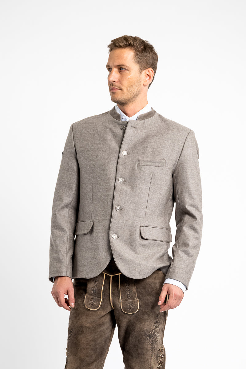 Almliebe Trachtenjanker Strizzi Taupe