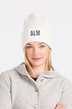 Almliebe Kaschmir Mütze High offwhite