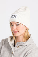 Almliebe Kaschmir Mütze High offwhite