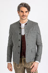Almliebe Trachtenjanker Tschamsdara mittelgrau Vorderansicht | Almliebe Tracht jacket Tschamsdara medium grey front view