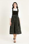 Almliebe Dirndl Wiesn Wunda oliv Vorderansicht | Almliebe Dirndl Wiesn Wunda olive front view