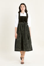 Almliebe Dirndl Wiesn Wunda oliv Vorderansicht | Almliebe Dirndl Wiesn Wunda olive front view