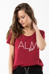 Almliebe T-Shirt Jochberg rot