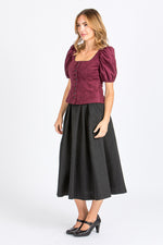Almliebe Trachtenmieder Rosi Alcantara Violet
