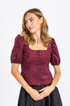 Almliebe Trachtenmieder Rosi Alcantara Violet