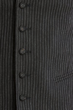 Almliebe Trachtenweste Hallodri Anthrazit Rückansicht | Almliebe traditional vest Hallodri anthracite back view
