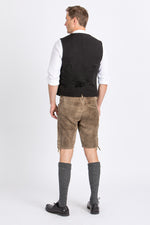 Almliebe Trachtenweste Xare oliv Detail | Almliebe Miesbacher waistcoat Xare olive detail