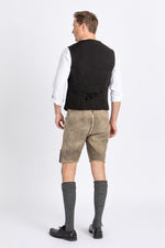 Almliebe Trachtenweste Xare schwarz Detail | Almliebe Miesbacher waistcoat Xare black detail