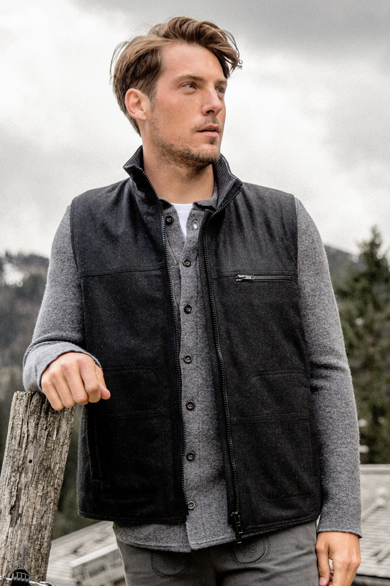 2964 Garmisch Strickhemd grau Getragen | 2964 Garmisch Knit Shirt Grey worn