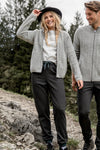 Almliebe Wander Jogger Rachel anthrazit Vorderansicht | Almliebe hiking jogger Rachel anthracite front view