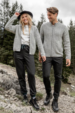 Almliebe Wander Jogger Rachel anthrazit Detail | Almliebe hiking jogger Rachel anthracite detail