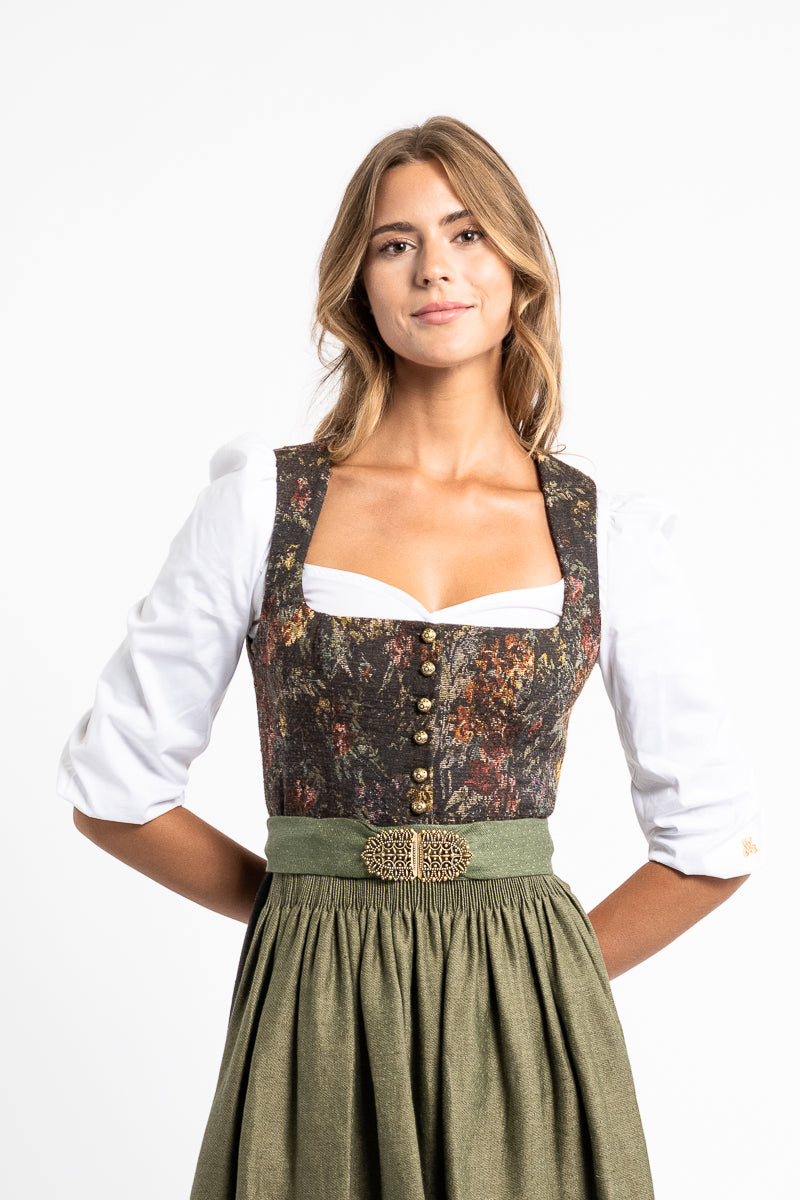 Alpenherz Dirndlbluse Elle Baumwolle