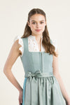 Alpenherz Dirndlbluse Hellin weiß Vorderansicht | Alpenherz dirndl blouse Hellin white front view