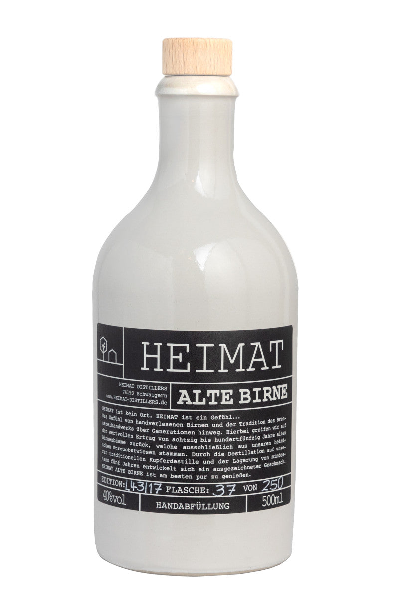 Heimat Distillers Alte Birne Birnenbrand 0,5L