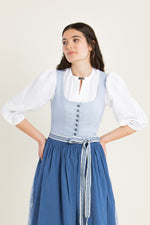 Anno Domini Dirndlbluse Emilia Leinen Detail | Anno Domini dirndl blouse Emilia linen detail