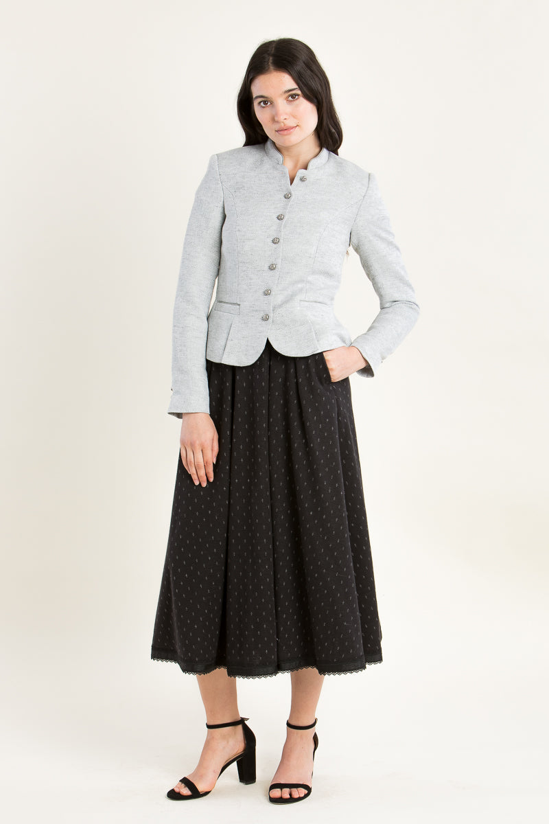 Anno Domini Trachtenjanker Josefa heu Rückansicht | Anno Domini traditional jacket Josefa hay back view