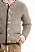 Almliebe Knit Jacket Siegfried Oyster Fir Green